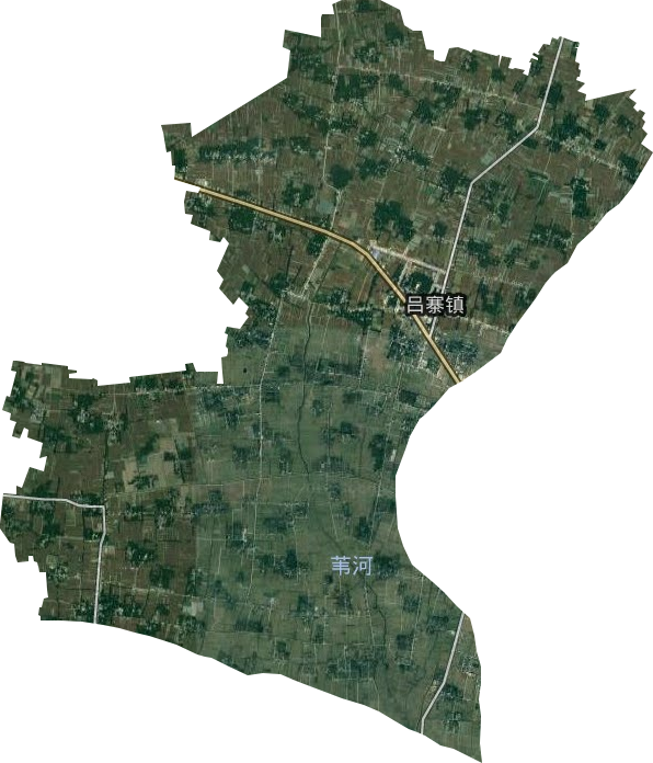 吕寨镇卫星图