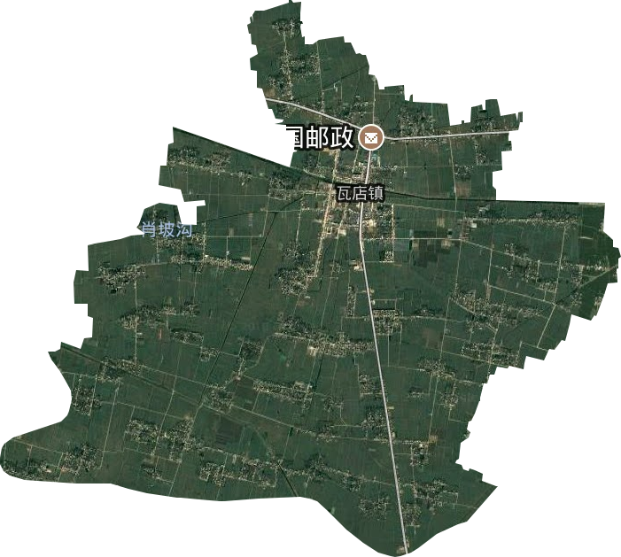 瓦店镇卫星图