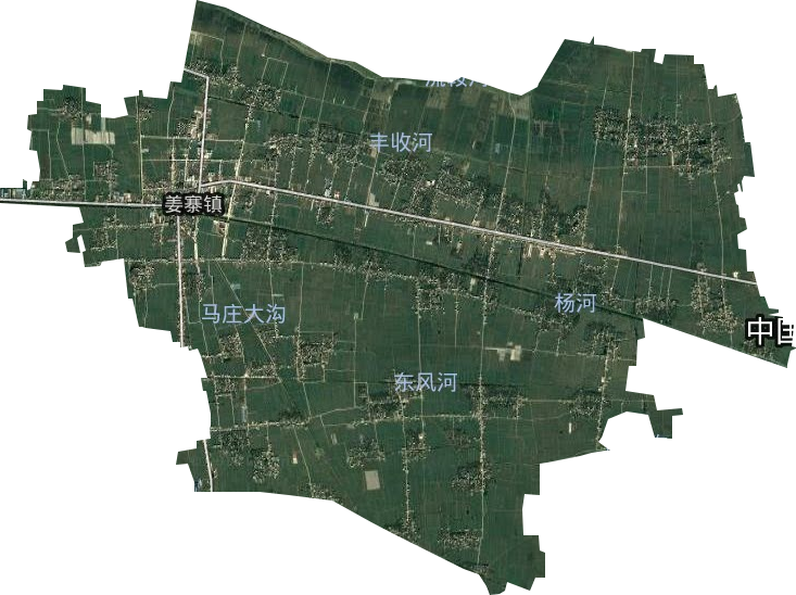 姜寨镇卫星图