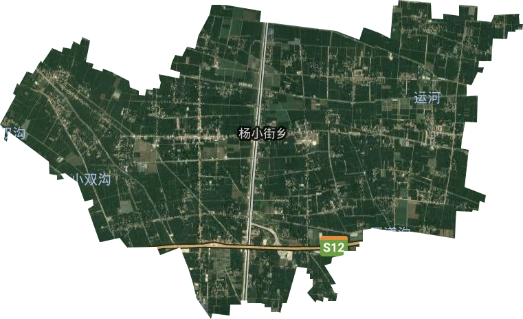 杨小街乡卫星图