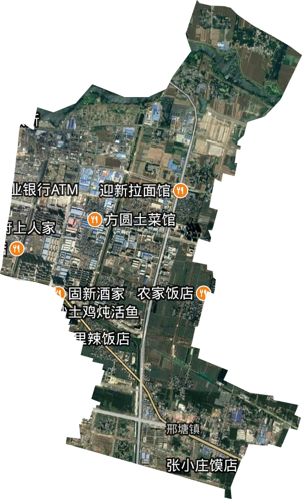 临泉工业园区卫星图