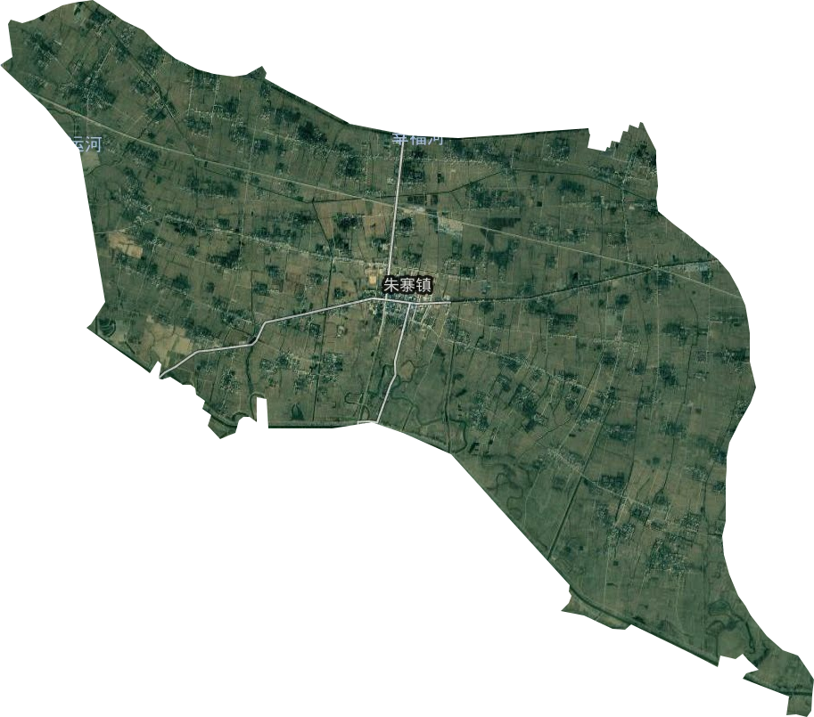 朱寨镇卫星图