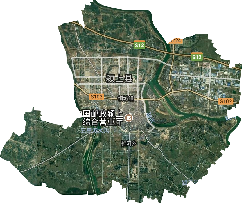 慎城镇卫星图