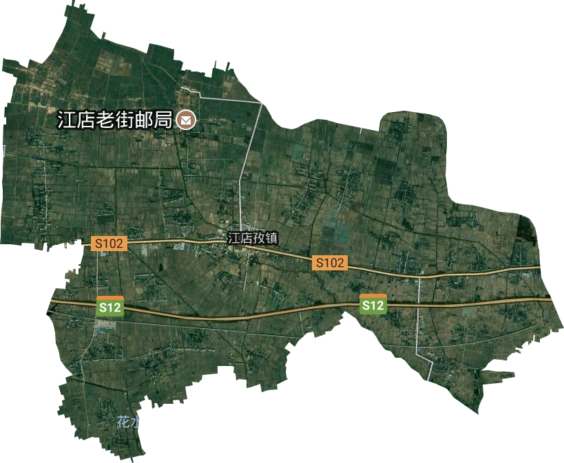 江店孜镇卫星图