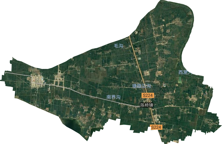 陈桥镇卫星图