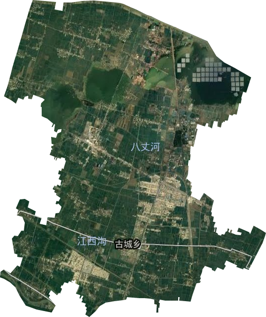 古城镇卫星图
