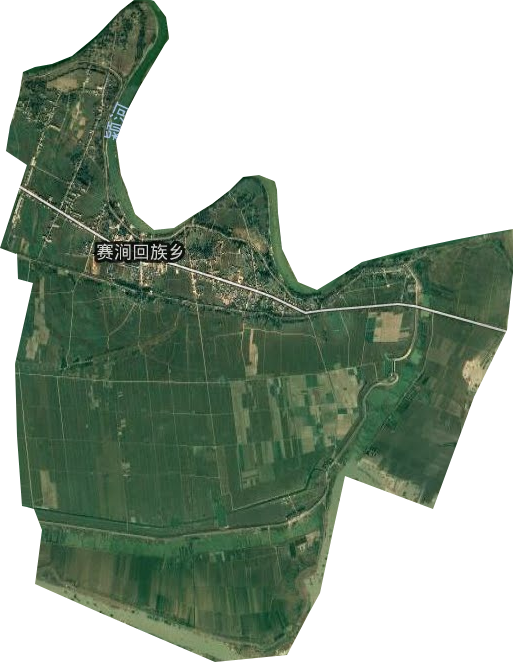 赛涧回族乡卫星图