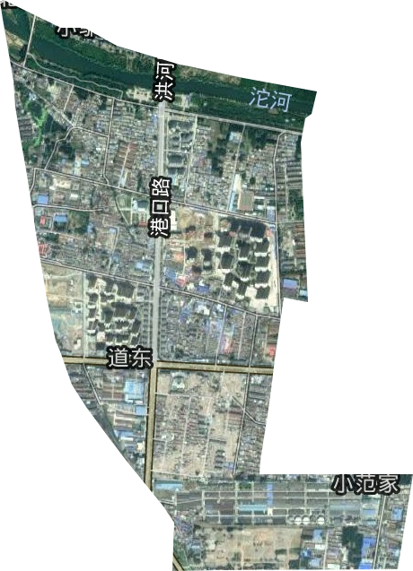 道东街道卫星图