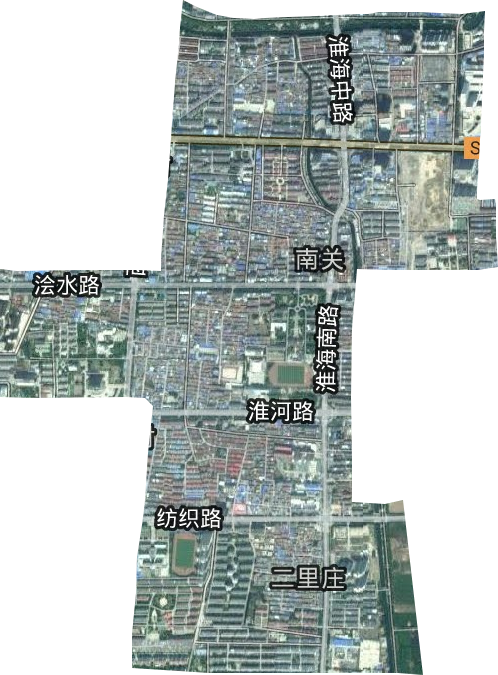 南关街道卫星图