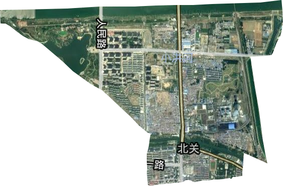 北关街道卫星图