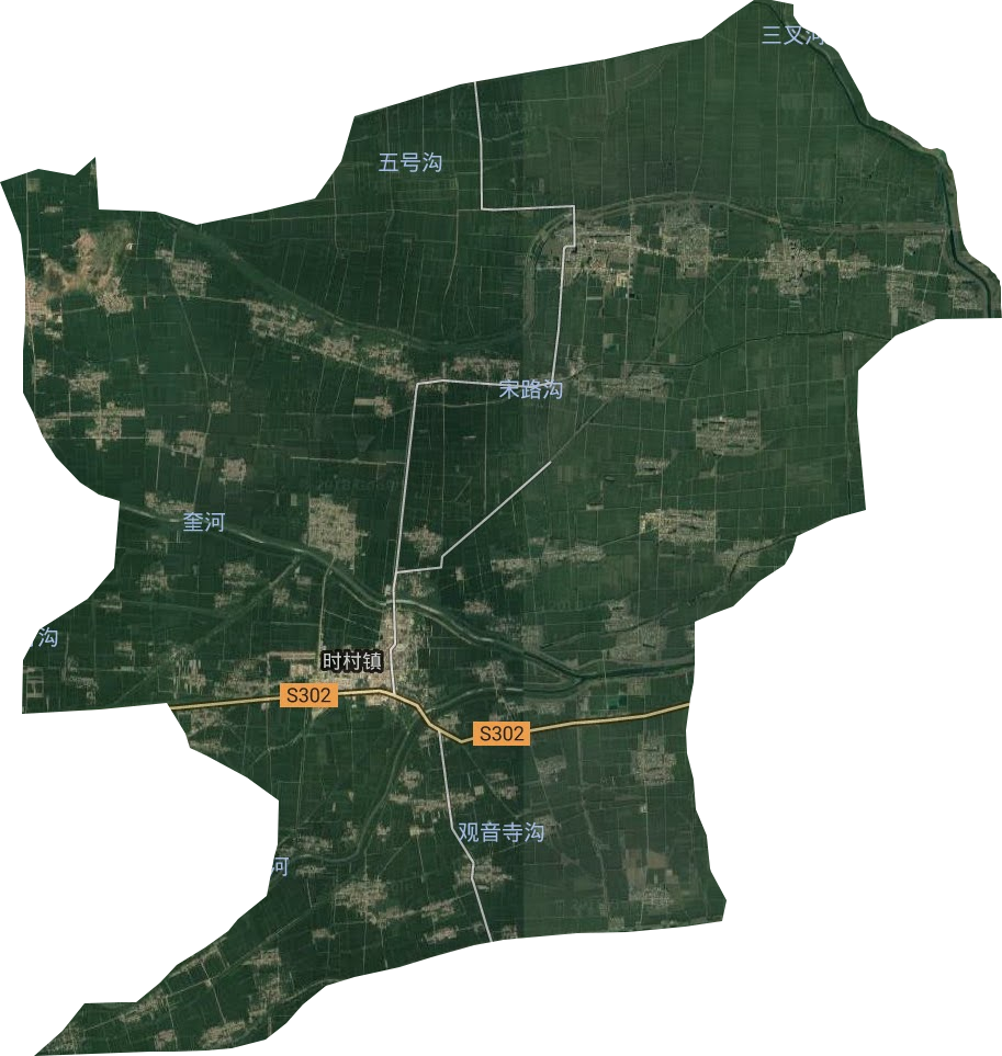 时村镇卫星图