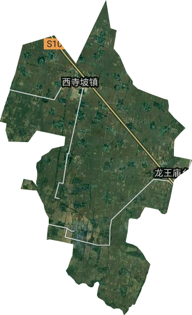 西寺坡镇卫星图