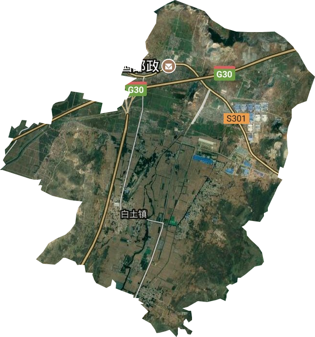 白土镇卫星图