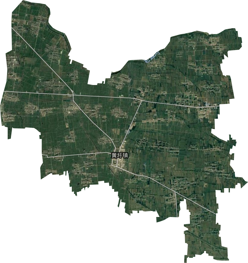 黄圩镇卫星图