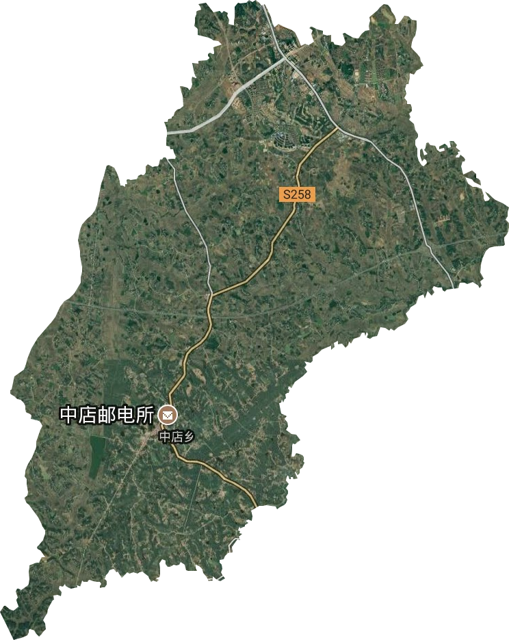 中店乡卫星图