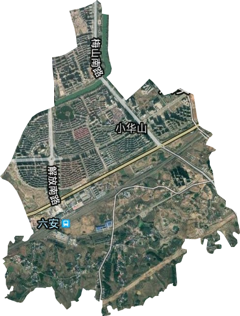 小华山街道卫星图