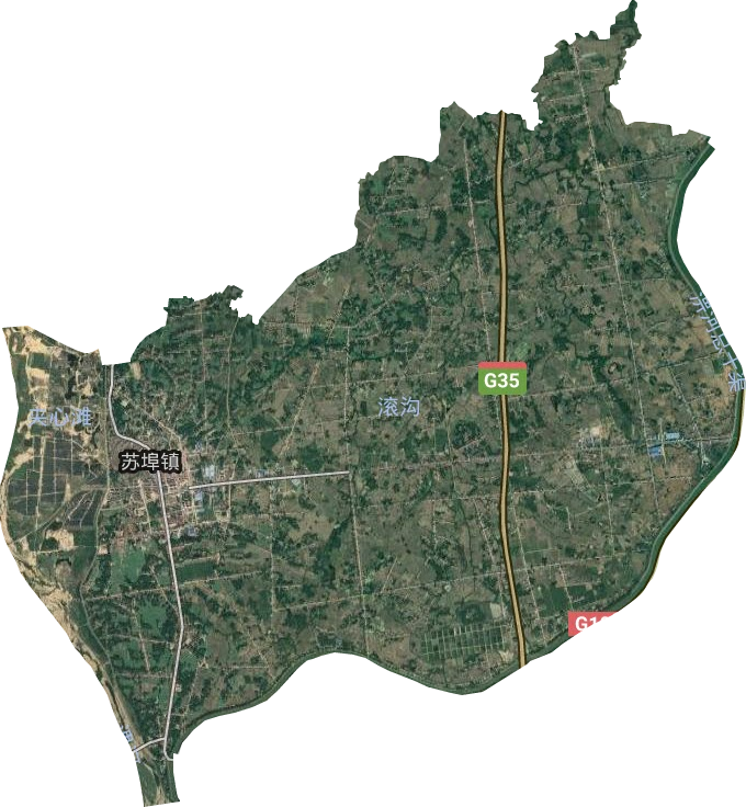 苏埠镇卫星图