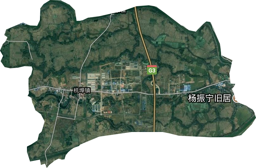 杭埠镇卫星图