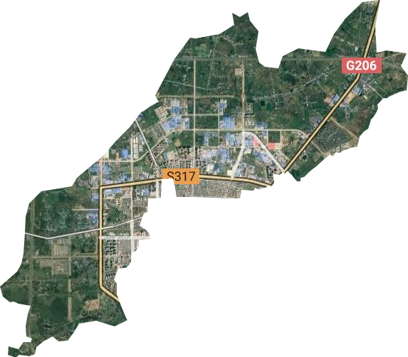 舒城县经济开发区卫星图