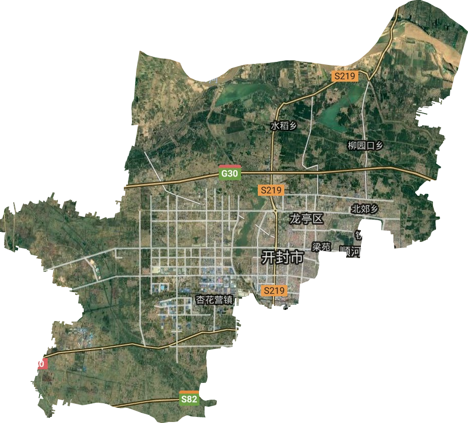 龙亭区卫星图