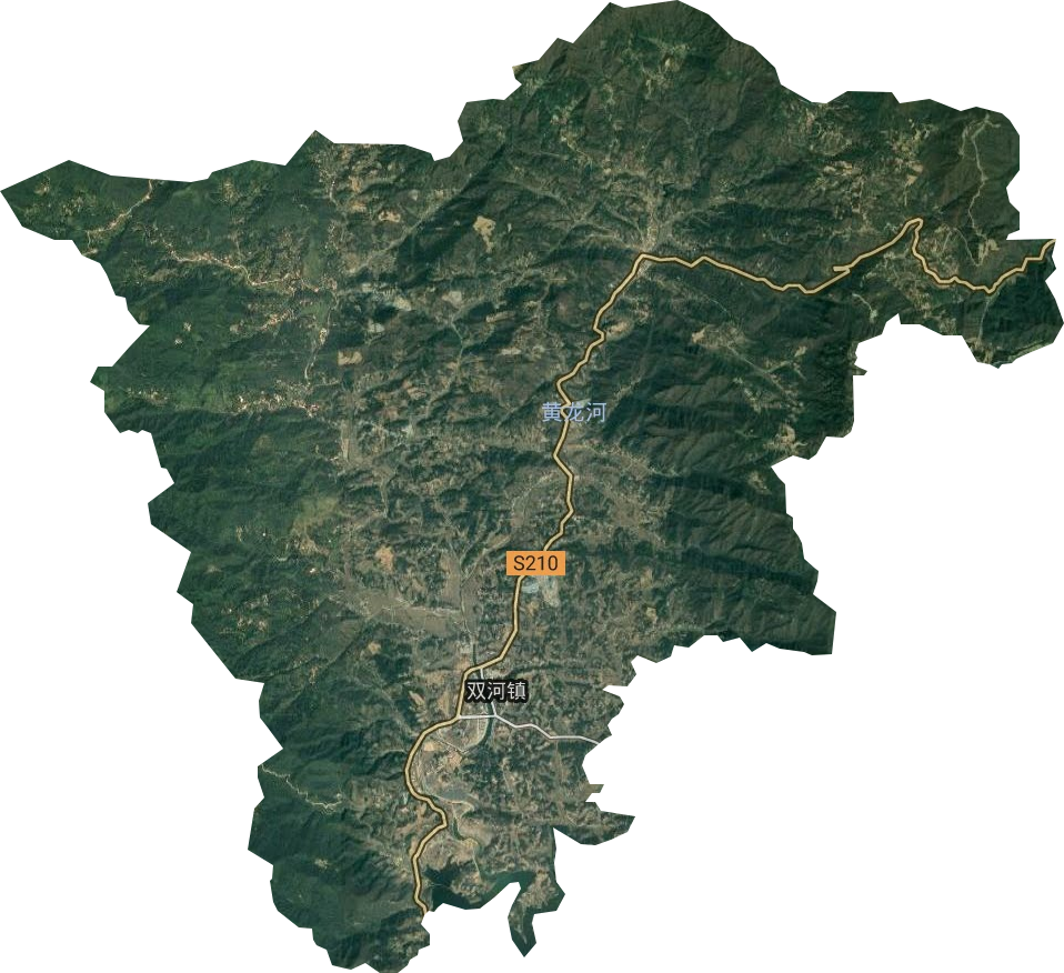 双河镇卫星图