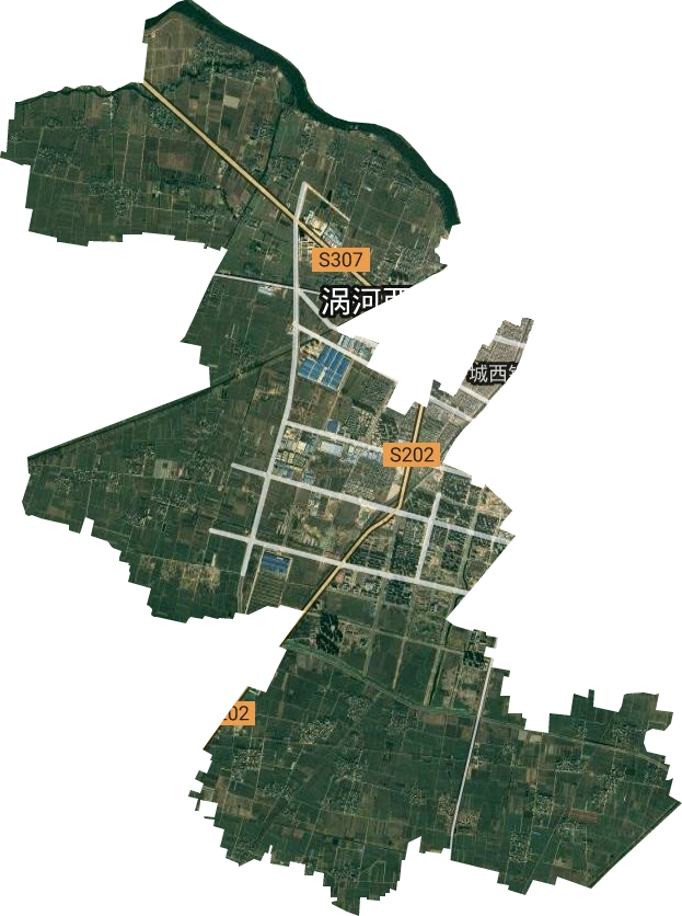 城西街道卫星图