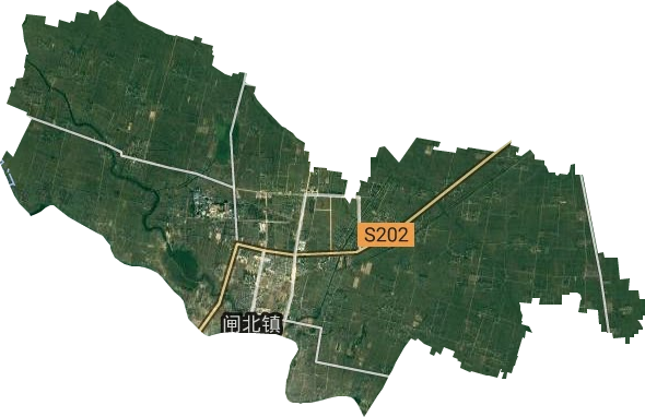 涡北街道卫星图