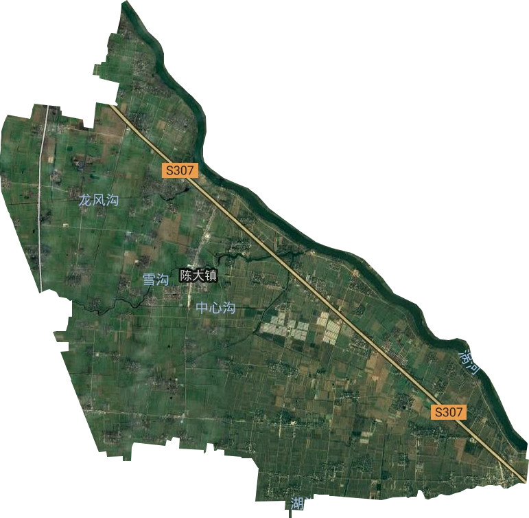 陈大镇卫星图