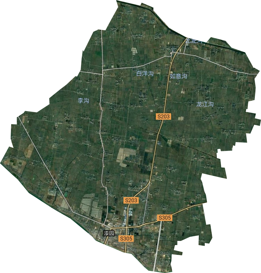漆园办事处（镇级单位）卫星图