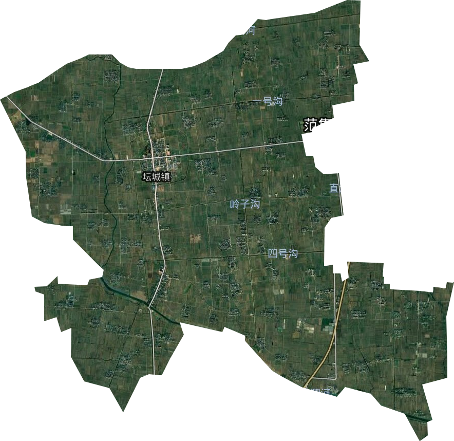 坛城镇卫星图