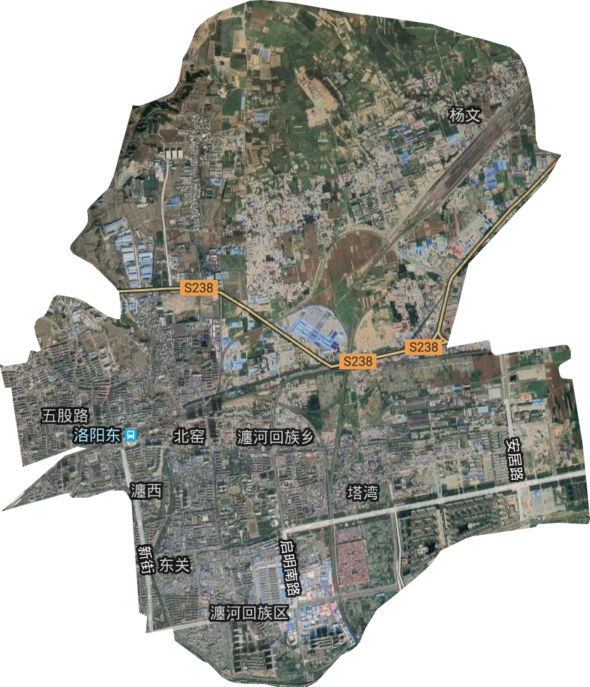 瀍河回族区卫星图
