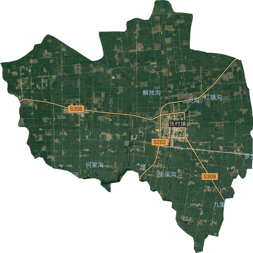 张村镇卫星图