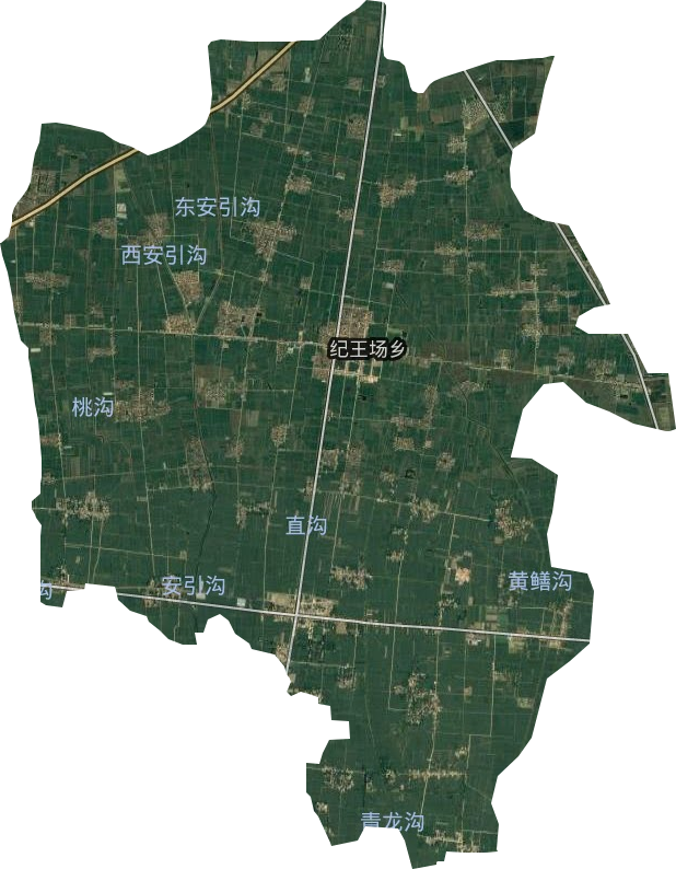 纪王场乡卫星图