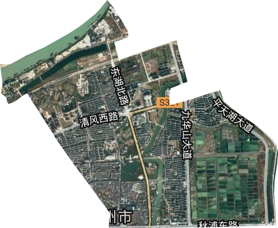 清风街道卫星图