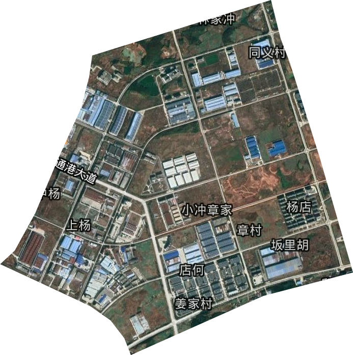 安徽贵池工业园卫星图
