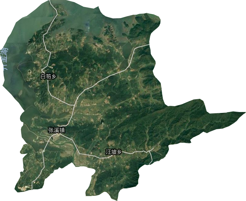 张溪镇卫星图