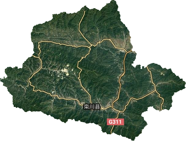 栾川县卫星图
