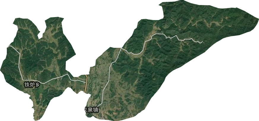 龙泉镇卫星图