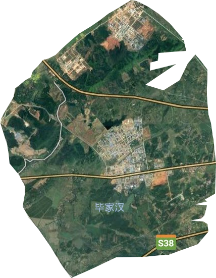 东至经济开发区卫星图