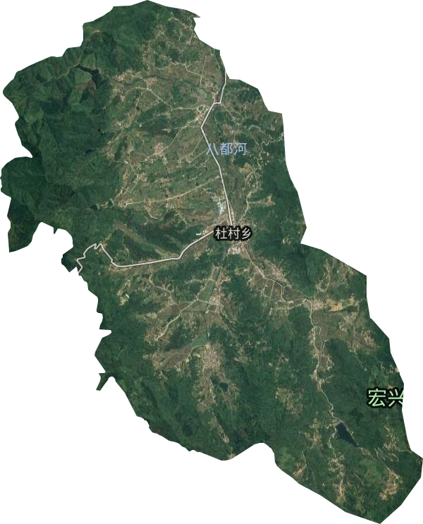 杜村乡卫星图