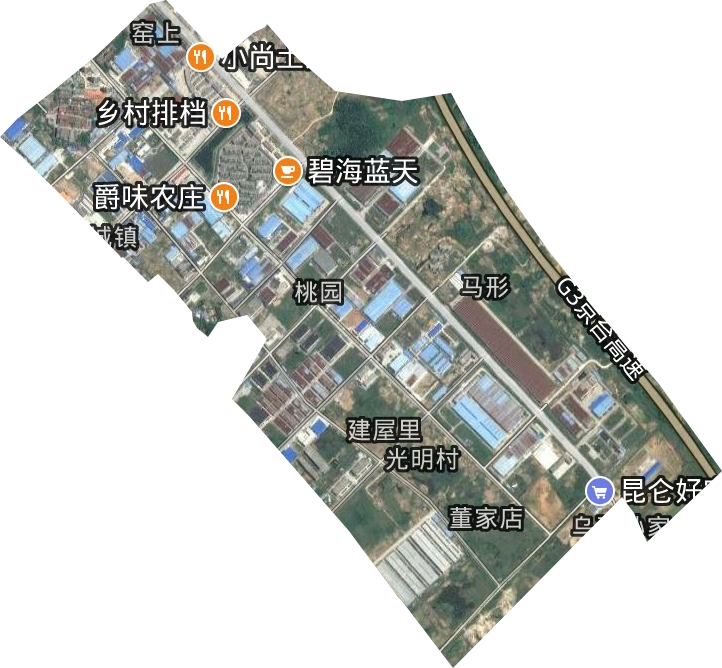青阳县开发区卫星图