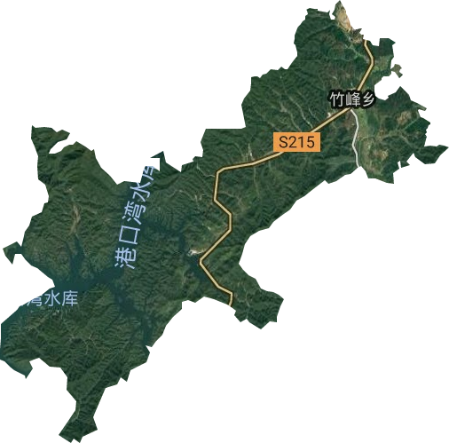 竹峰街道卫星图