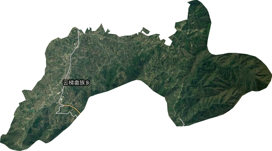 云梯畲族乡卫星图