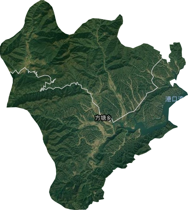 方塘乡卫星图