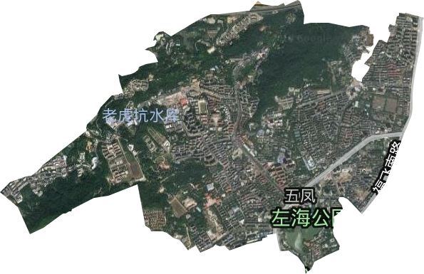 五凤街道卫星图