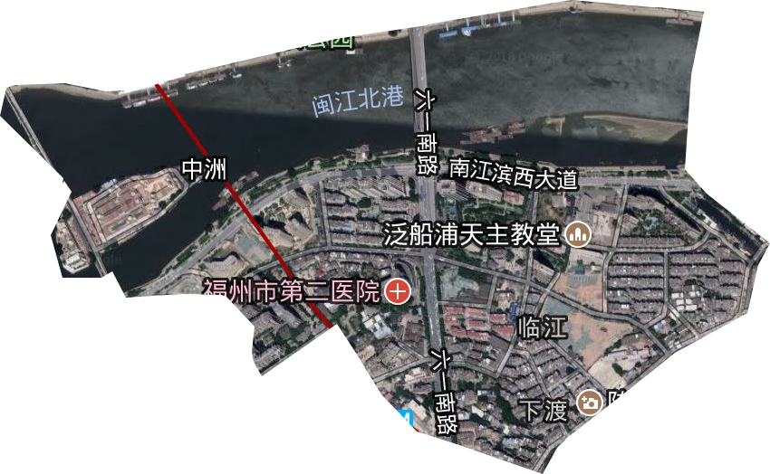临江街道卫星图