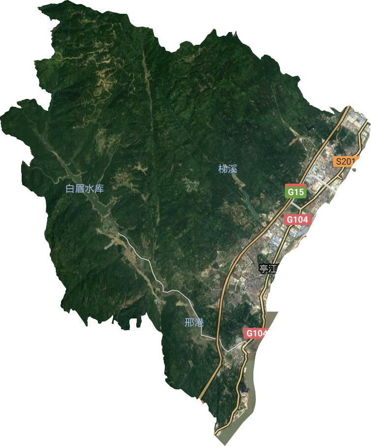 亭江镇卫星图