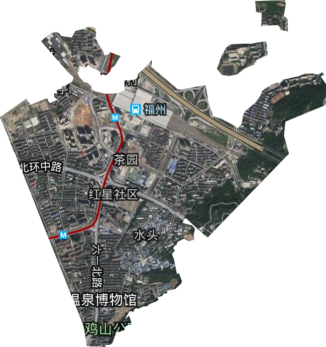 茶园街道卫星图