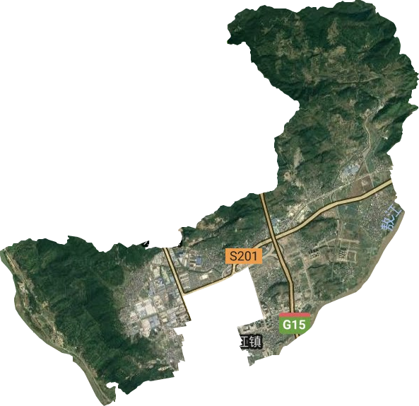 敖江镇卫星图