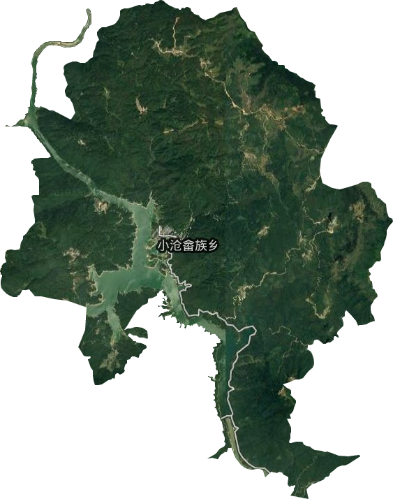 小沧畲族乡卫星图